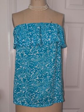 Lilly Pulitzer Wiley Strapless Top Sz. XL